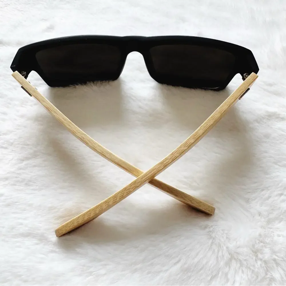 Jensen Blue & Light Wood Sunglasses